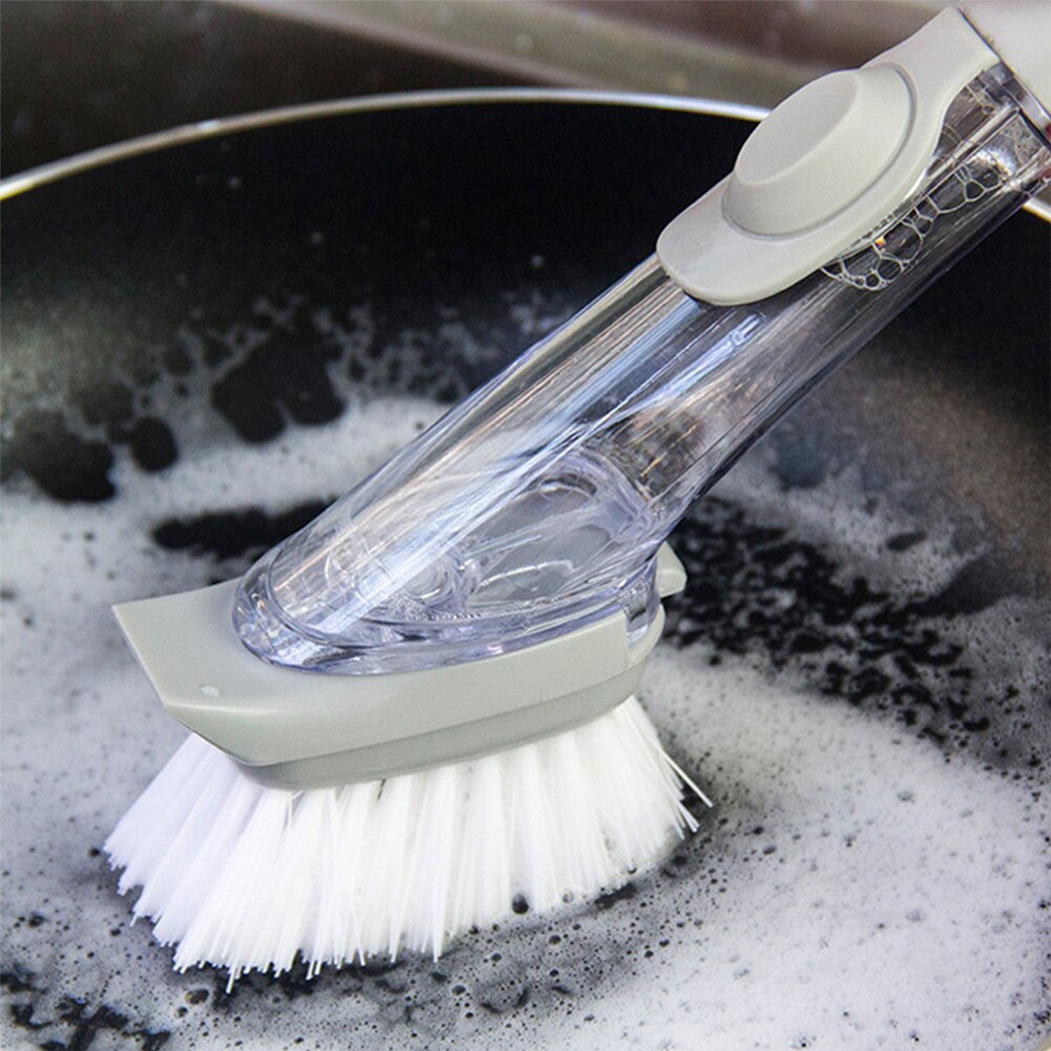 1271A 2-in-1 Dishwashing Brush, Long Handle Wash Pot Brush Washing Dish 1271A 2-in-1 Dishwashing Brush, Long Handle Wash Pot Brush Washing Dish